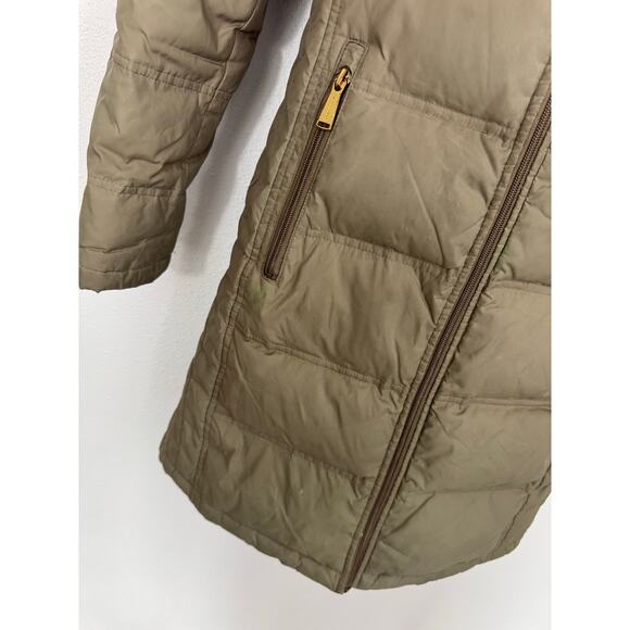 Michael Michael Kors Olive Green Down Puffer Jacket Small - Picture 7 of 11